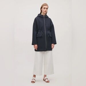 COS scuba drawstring jacket coat eur s/ US size small (4-6)